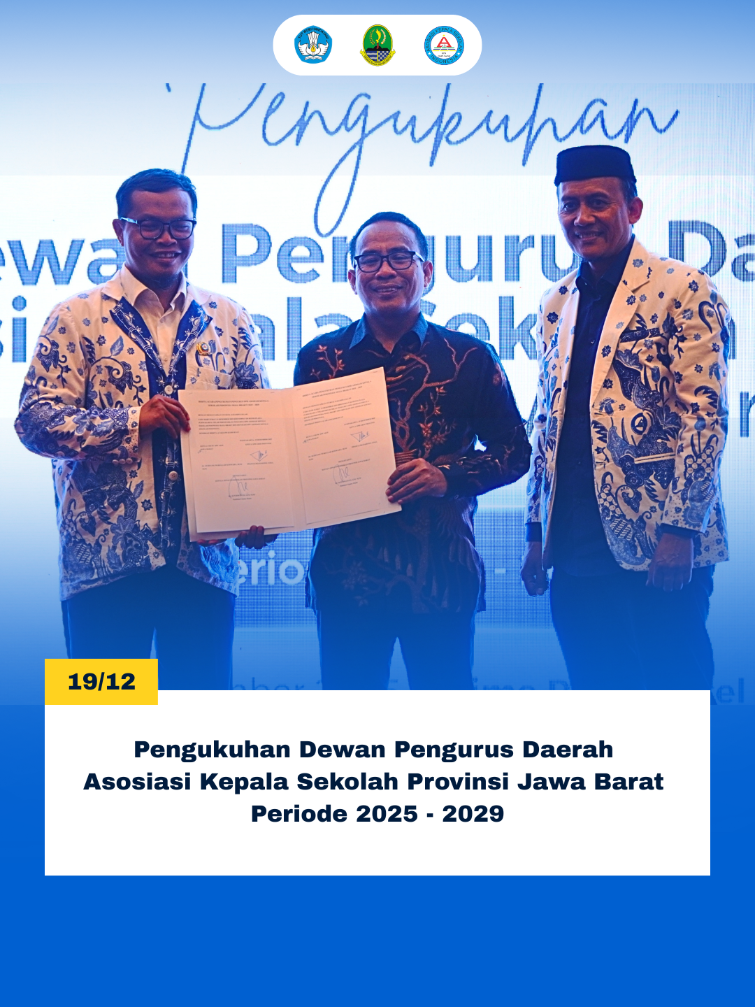 Pengukuhan DPD AKSI Jawa Barat Masabakti 2025–2029